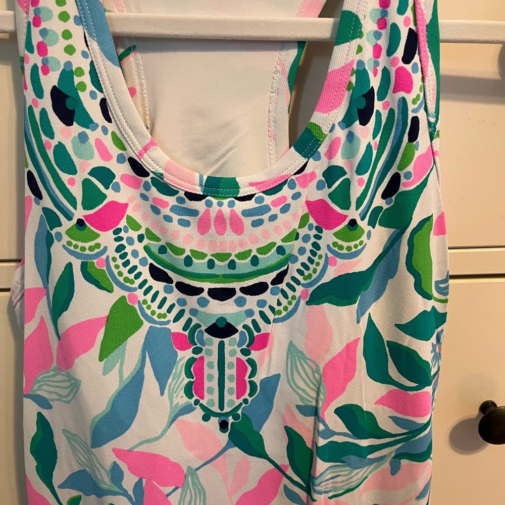 Lilly Pulitzer Luxletic Multicolor Floral Dress - Picture 4 of 8